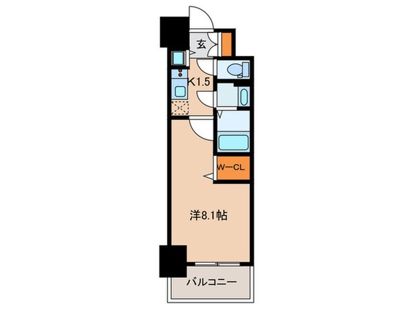 エスリード今池ルミナスの物件間取画像